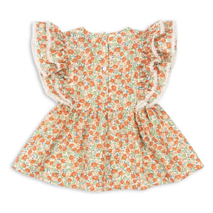 Konges Sløjd - Verbena Organic Cotton Blouse | Orange