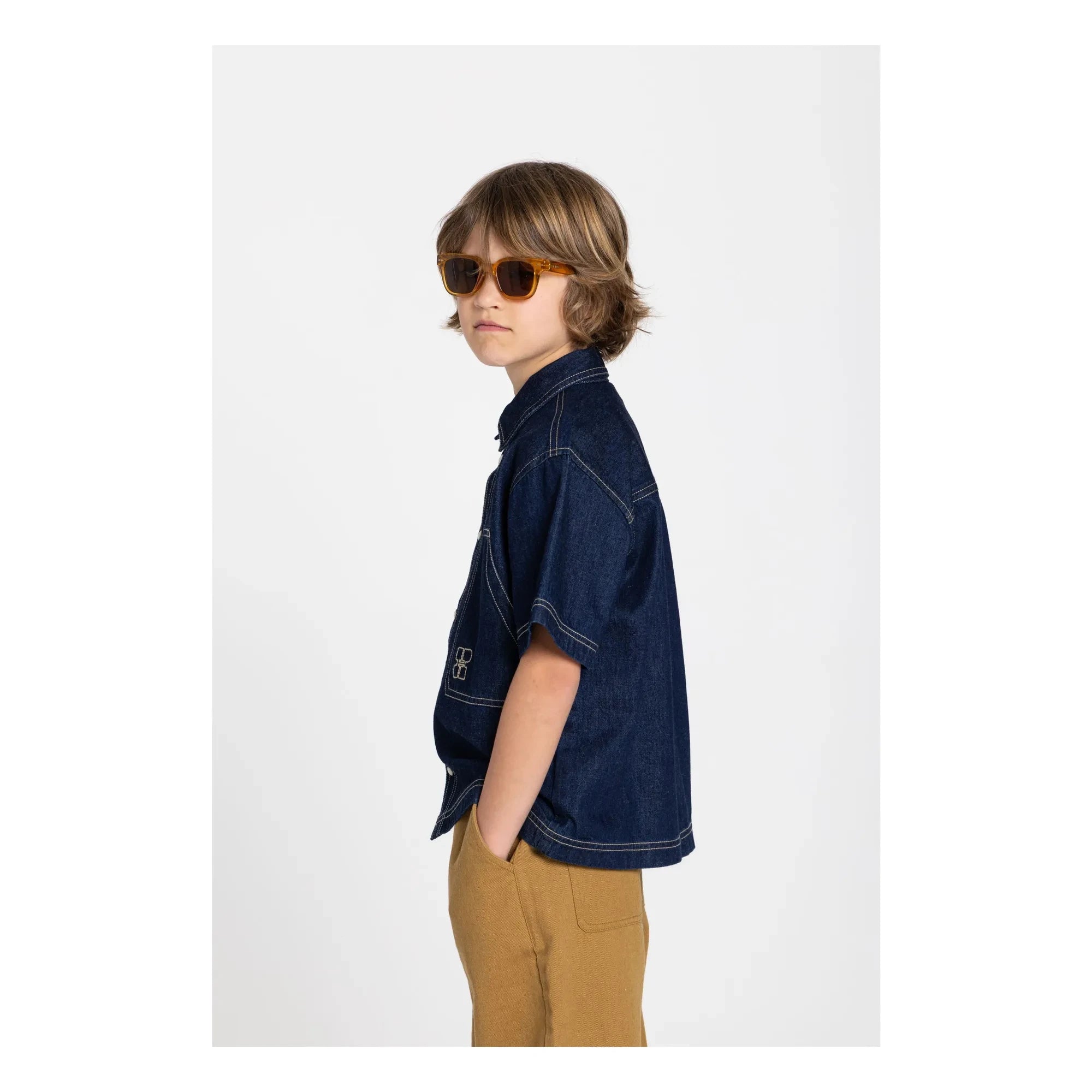 Hundred Pieces - Wayne Denim Shirt | Dark Blue