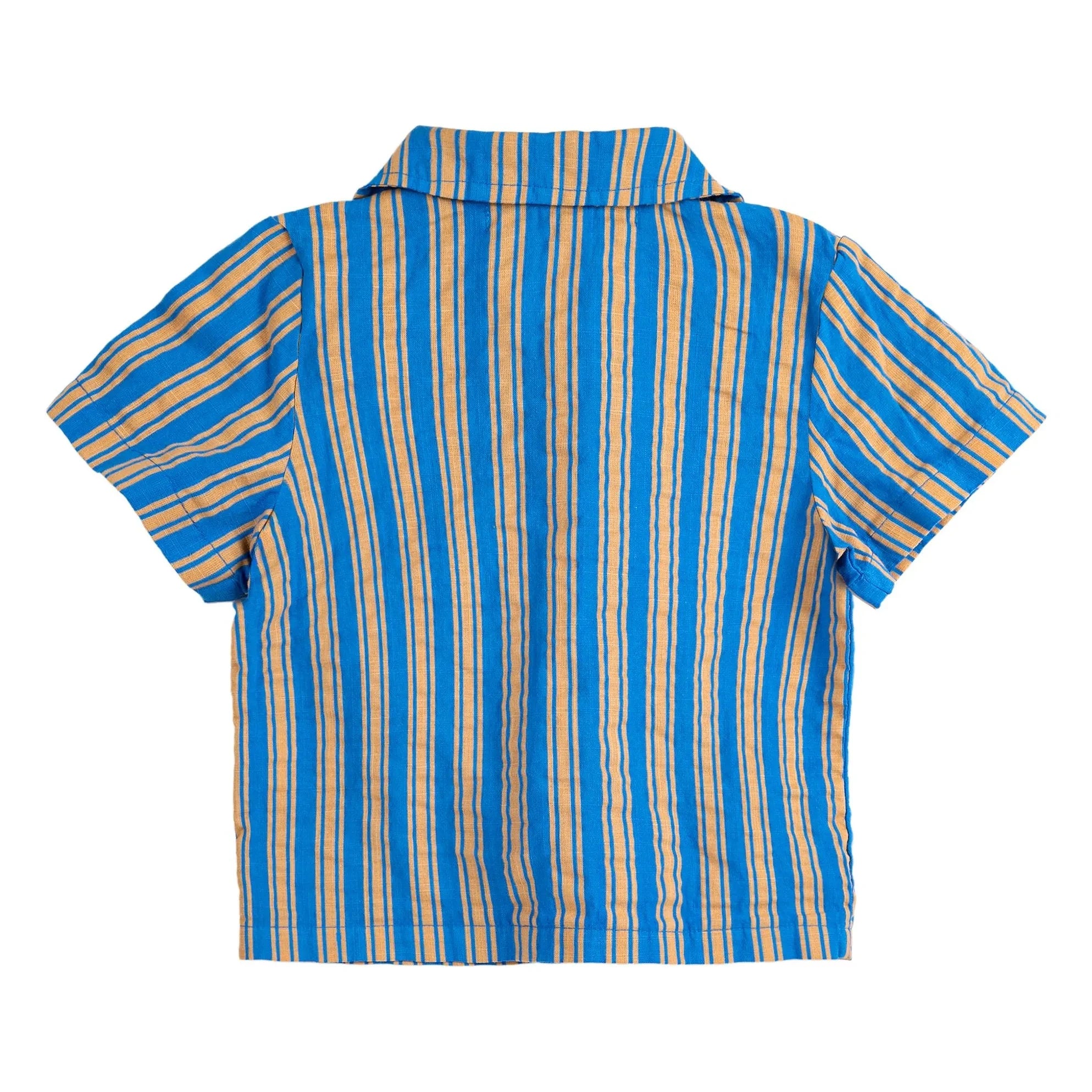 Bobo Choses - Gestreiftes Baby-Shirt | Blau