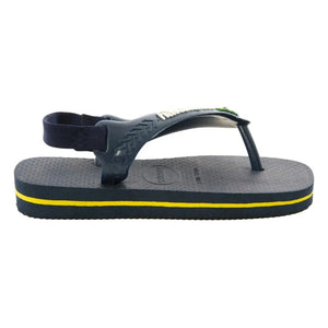 Havaianas - Logo Brasil Bebek Parmak Arası Terlik | Gece Mavisi
