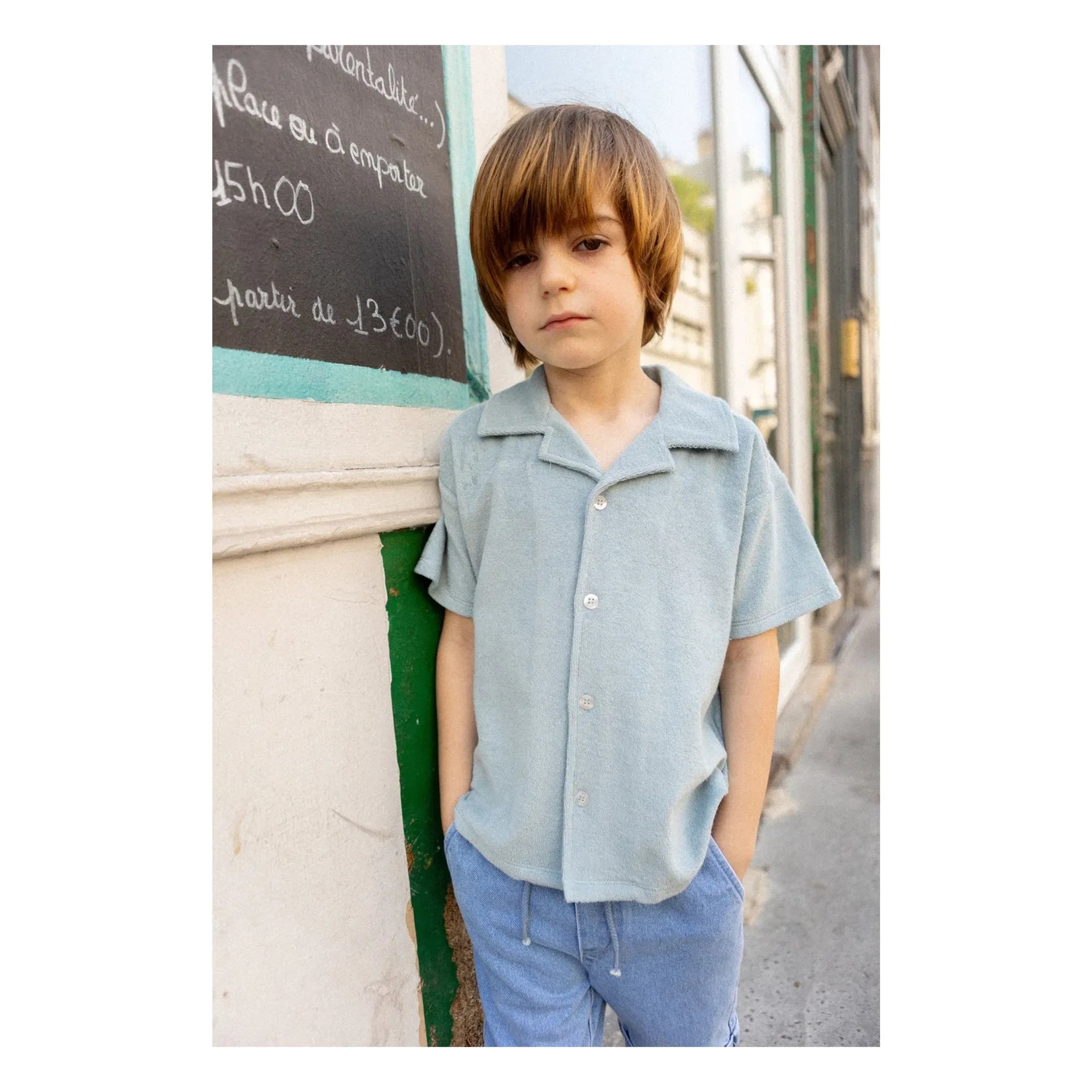 Louis Louise - Magnum Eponge Gömlek | Açık Mavi