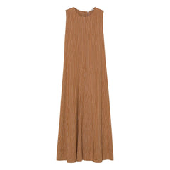 Pomandère - Striped Dress | Apricot