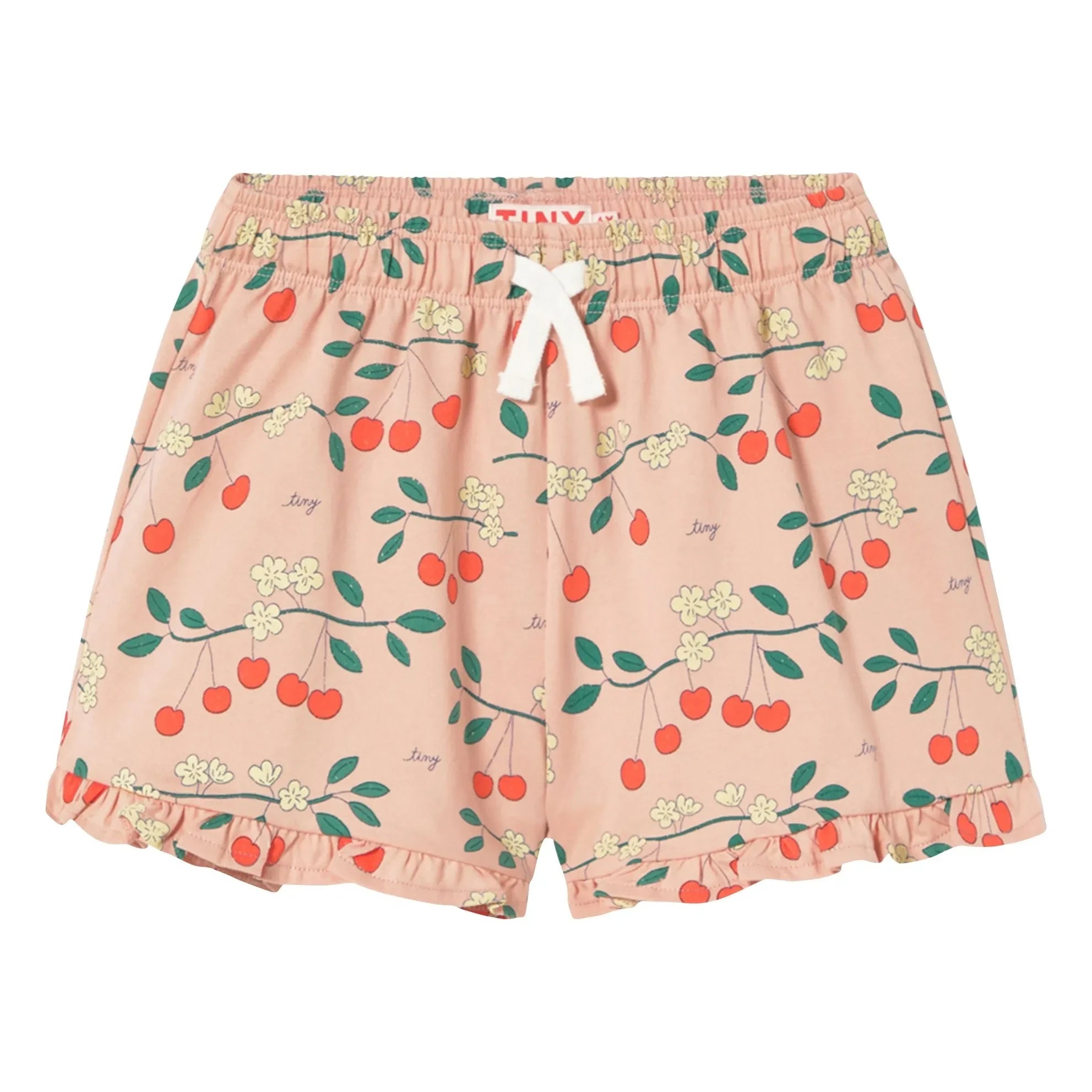 Tinycottons - Cerises Bio-Baumwoll-Shorts | Rosa