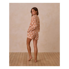 Rylee + Cru - Floral Towel Shorts | Orange