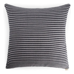 The Socialite Family - Striped Fabric Carino Square Pillow | Night Blue