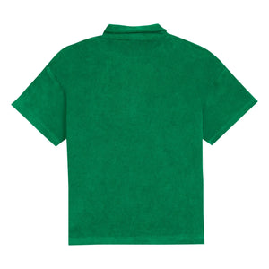 Bonton - Livio Apfel-Frottee-Poloshirt | Smaragdgrün