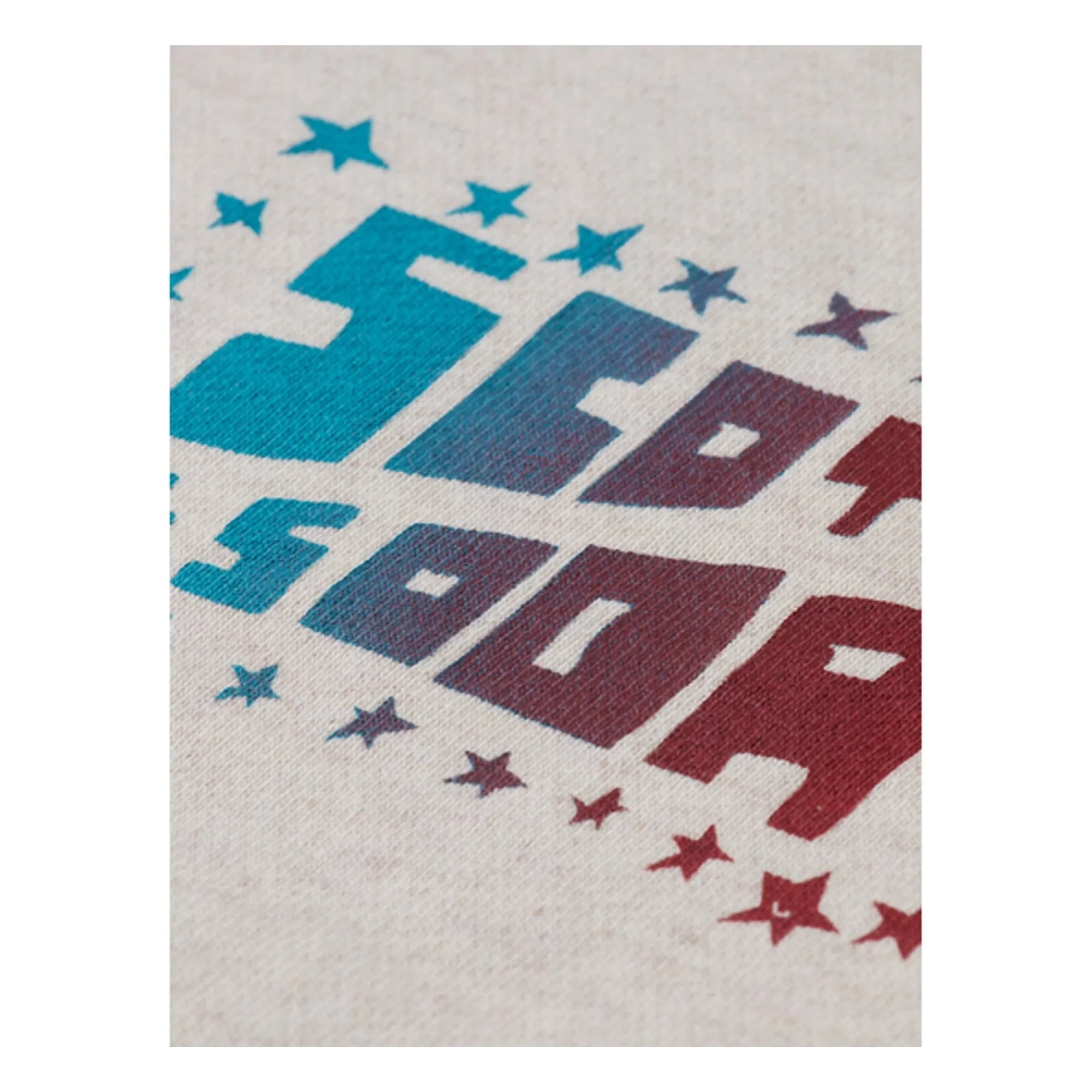 Scotch & Soda - Artwork Logo Sweat Organik pamuk | Heather white