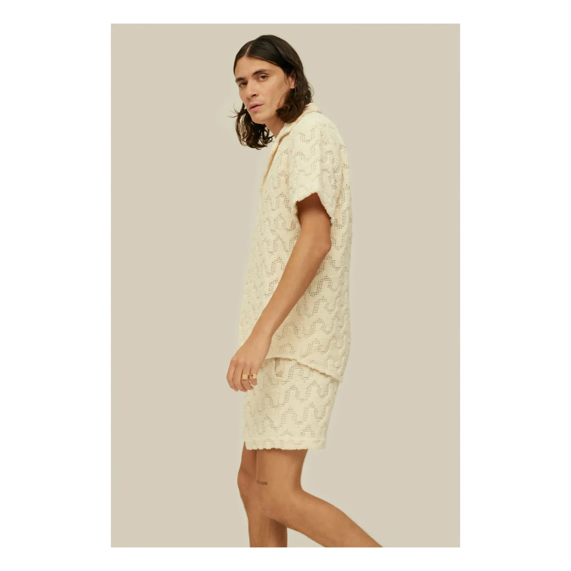 OAS - Atlas Kırçıllı Blouse | Ecru