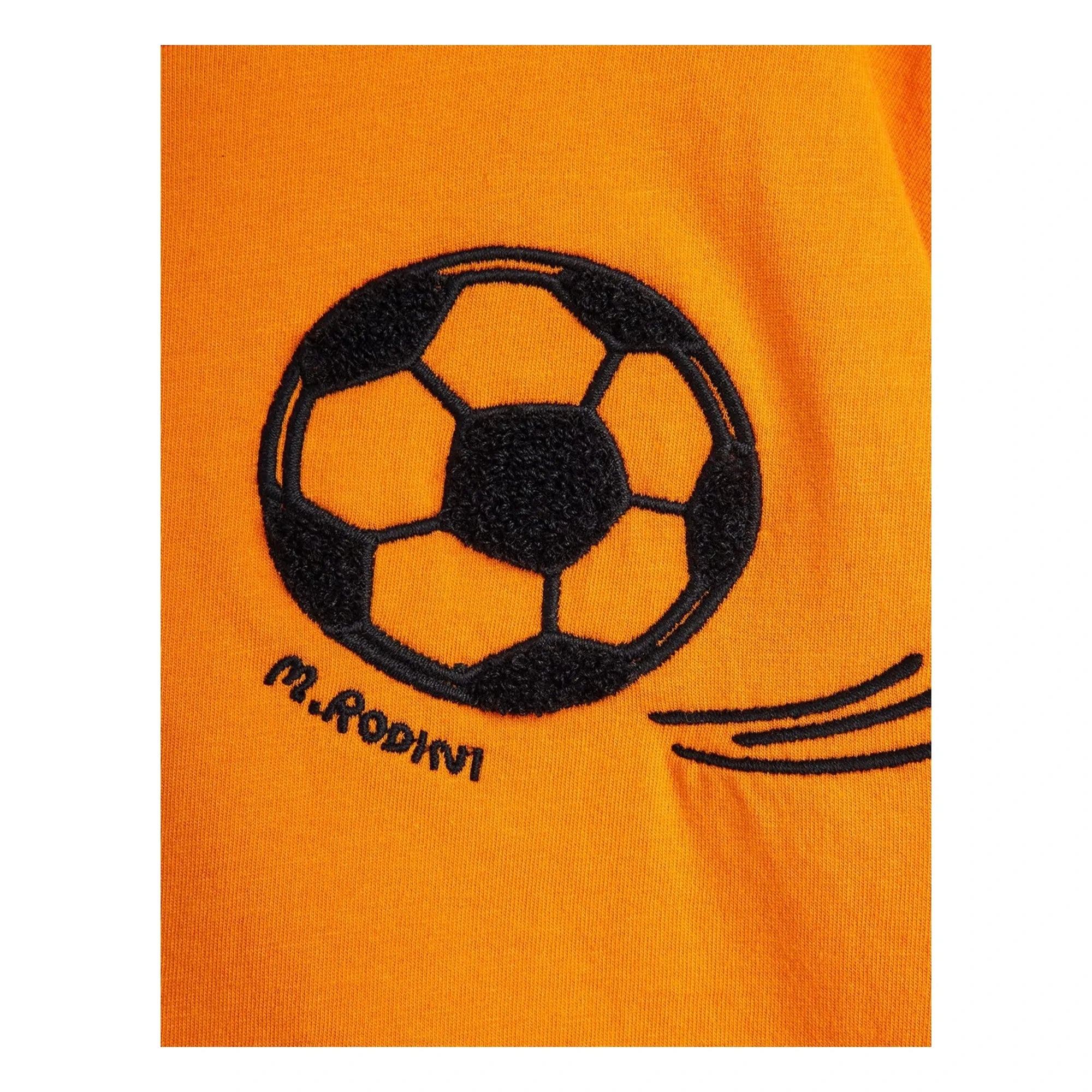Mini Rodini - Football T-Shirt Organic Cotton | Orange