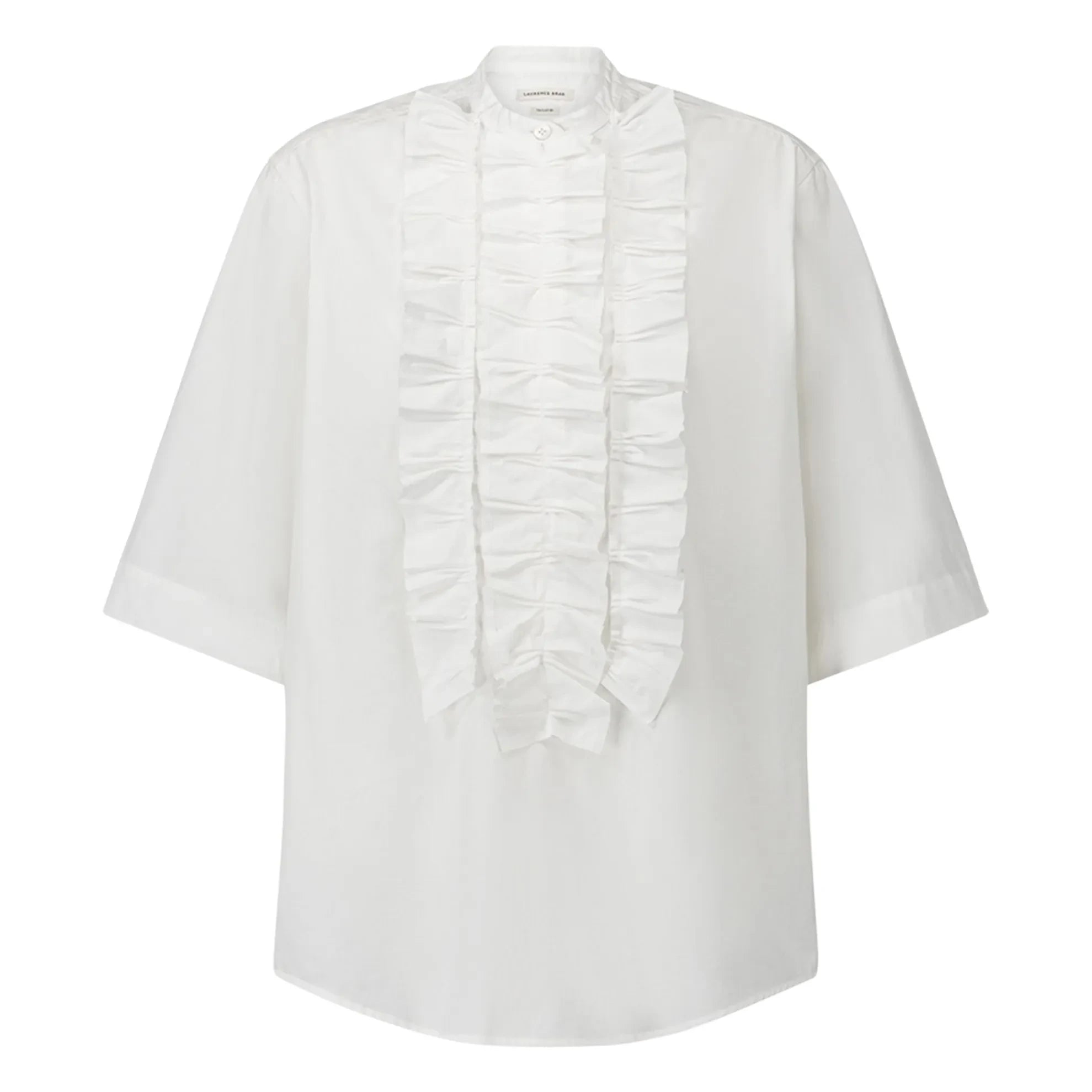 Laurence Bras – Bluse Magrita Kurze Baumwolle | Weiß