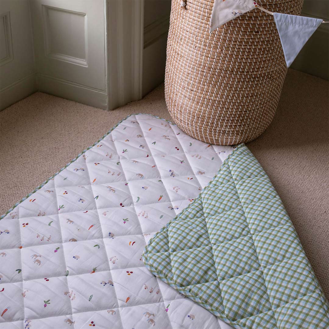 Avery Row Stay & Play Mat - Little Farm-Play Mats-Little Farm- | Natural Baby Shower