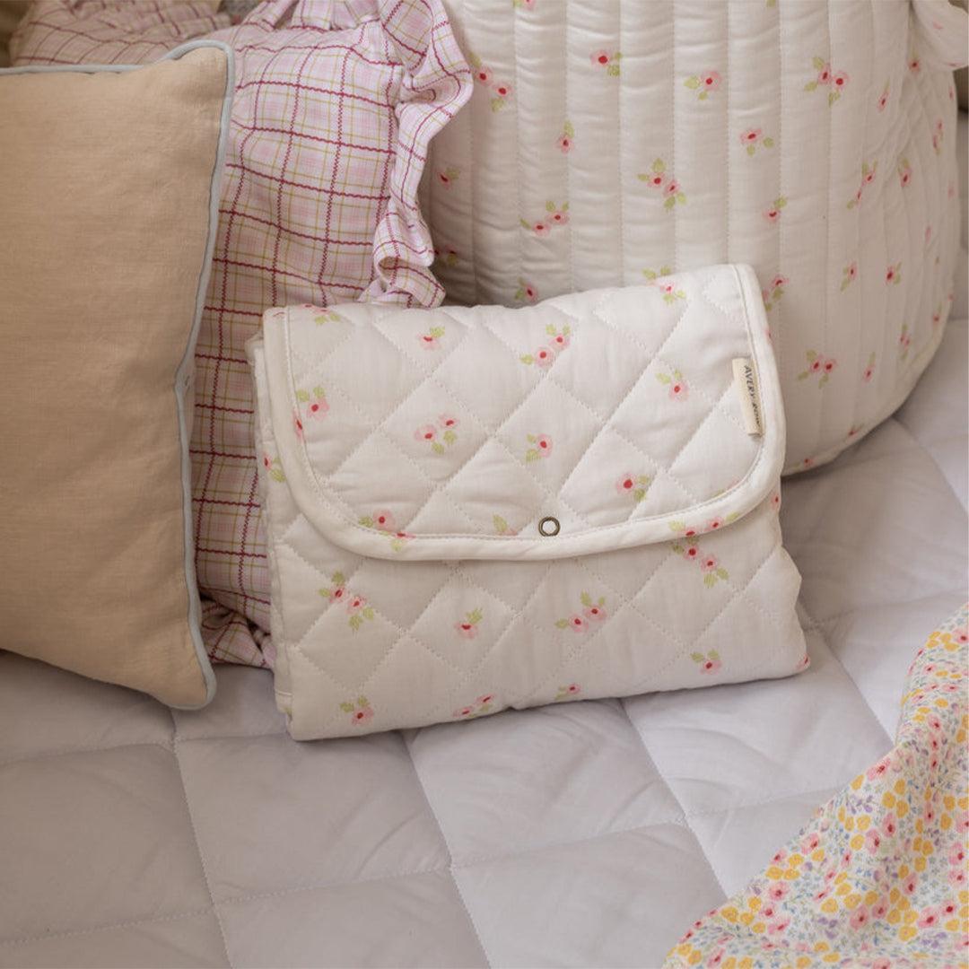 Avery Row Travel Baby Changing Mat - Anemone-Travel Changing Mats-Anemone- | Natural Baby Shower