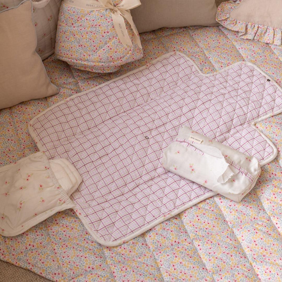 Avery Row Travel Baby Changing Mat - Anemone-Travel Changing Mats-Anemone- | Natural Baby Shower