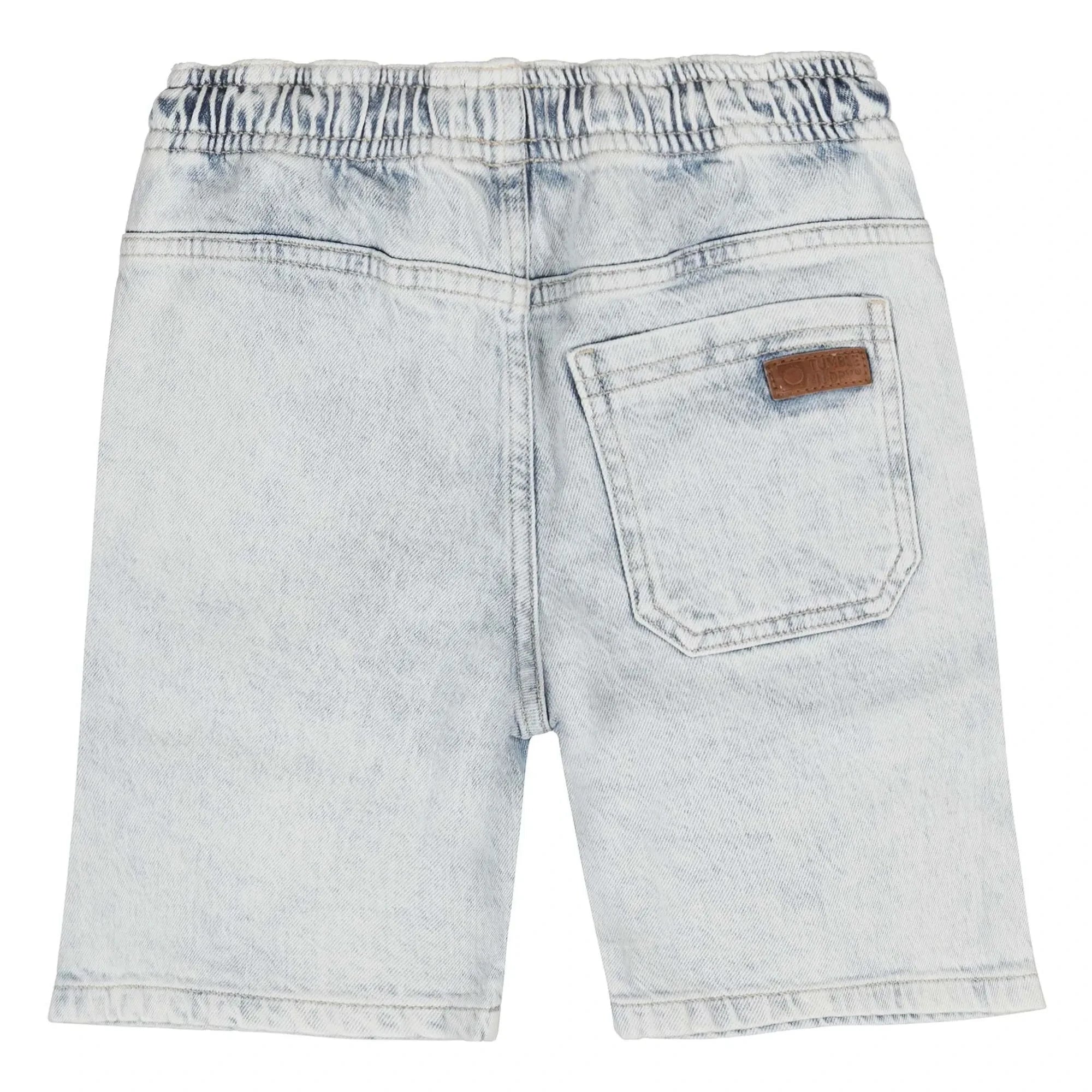 Tumble N'Dry - Juan Jeans-Shorts mit Kordelzug | Gewaschenes Blau