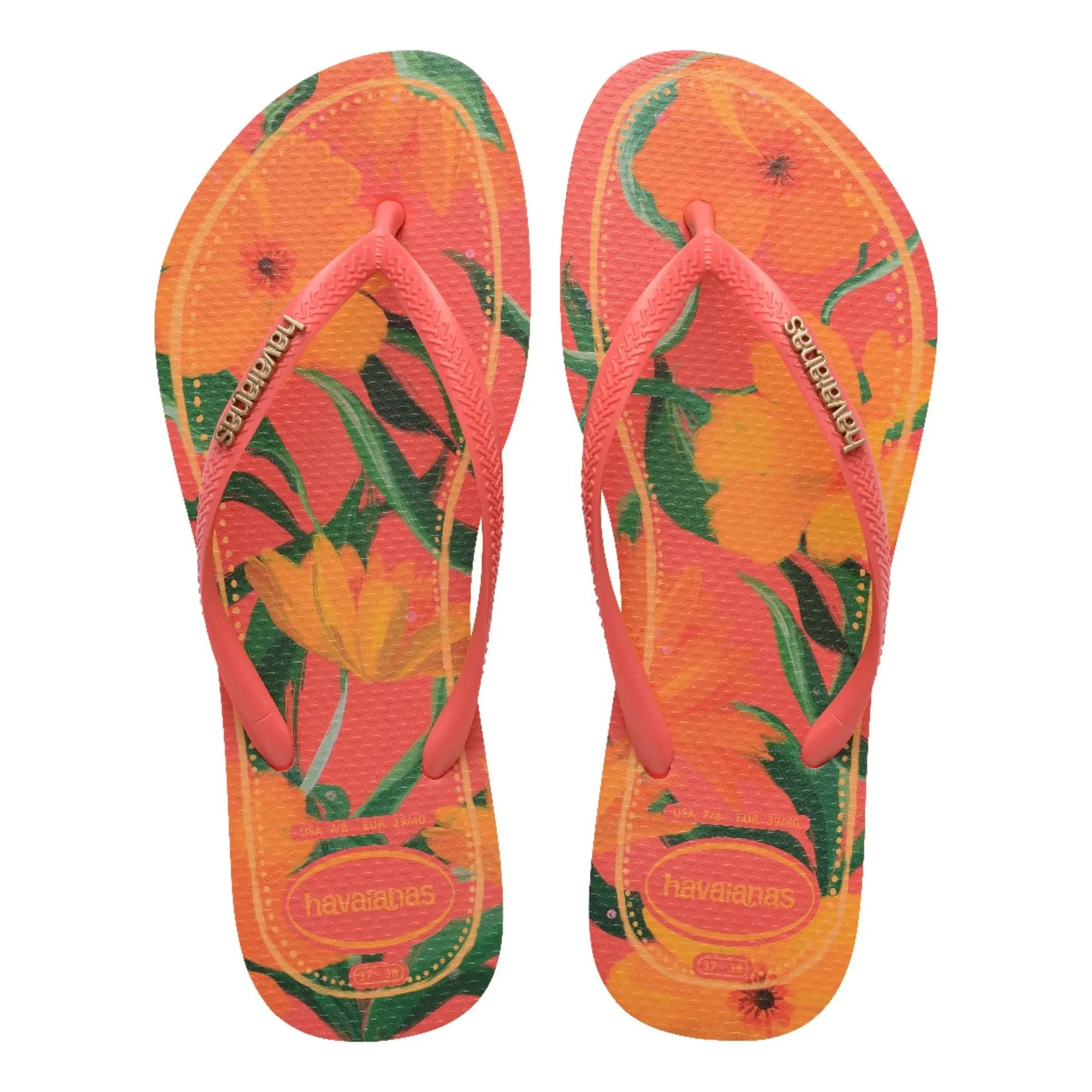 Havaianas - Slim Tropical Flip-Flops | Coral