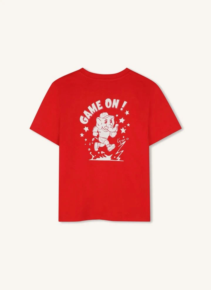 Kenzo - Elephant Player One T-Shirt | Rot