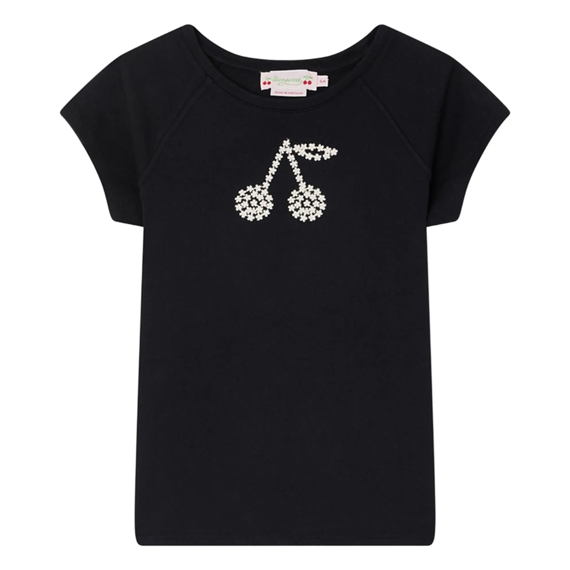 Bonpoint - Asmae Kiraz Bio-Baumwoll-T-Shirt | Schwarz