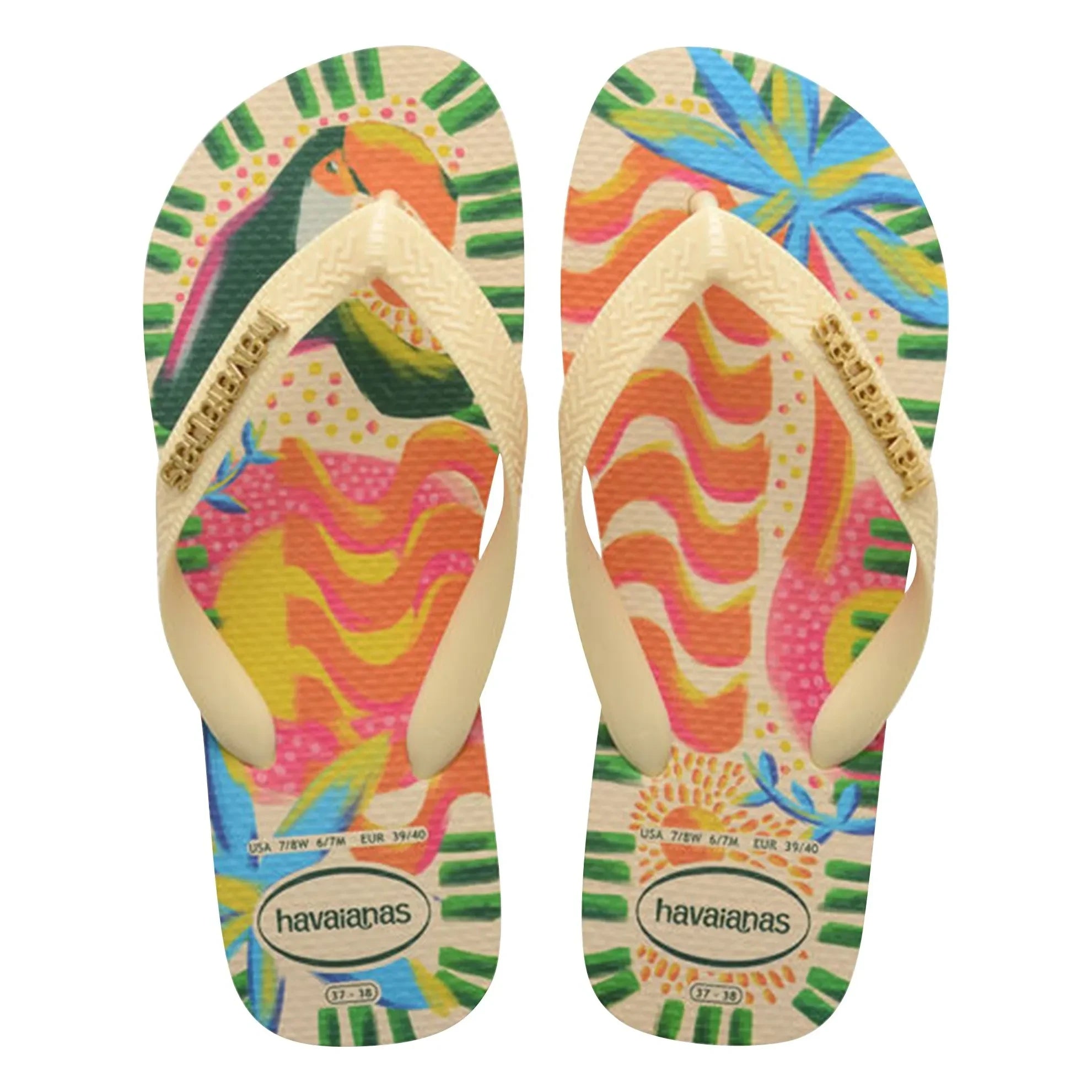 Havaianas - Top Ginga Bossa parmak arası terlik | Krem