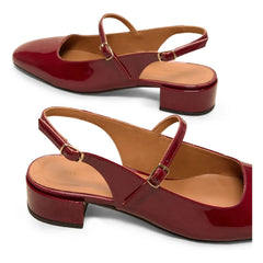 Rivecour - Ballerina Shoes No:122 | Burgundy