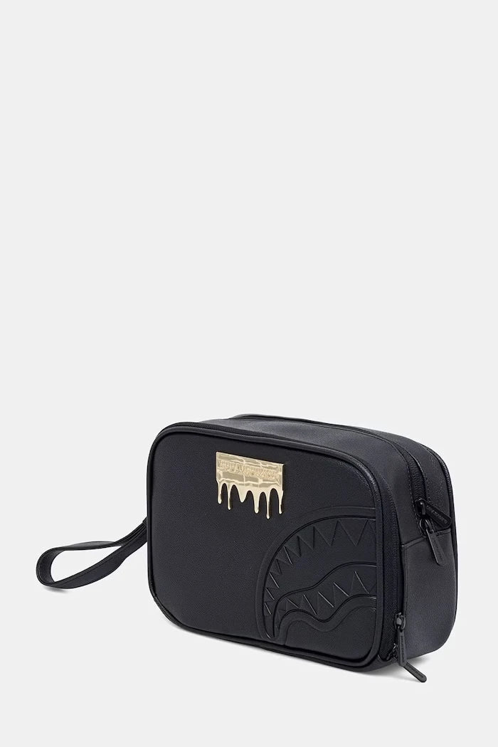 Sprayground suni deri kozmetik çantası