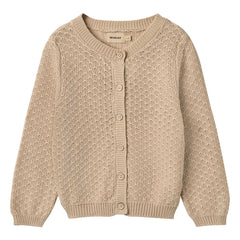 Wheat - Magnella Organic Cotton Cardigan | Ecru