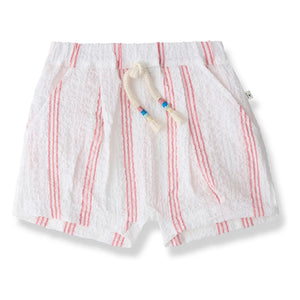 1+ in the Family - Striped Bermuda Shorts | Blush