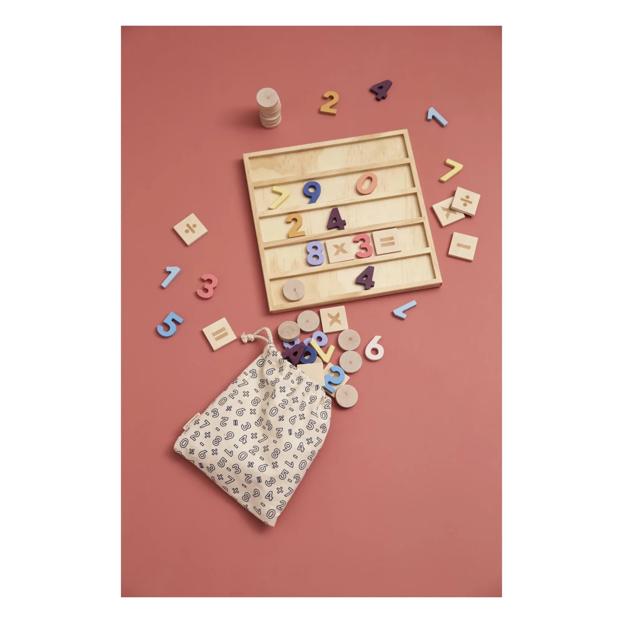 Kid's Concept - Wooden Number Puzzle