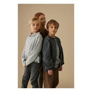 Gray Label - Organik pamuklu polo tişört | Gri