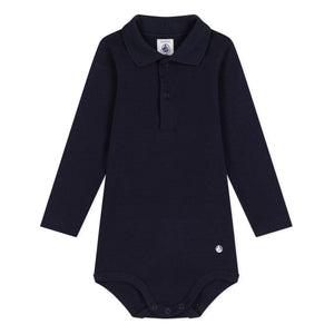 Petit Bateau - Poloshirt-Body | Marineblau