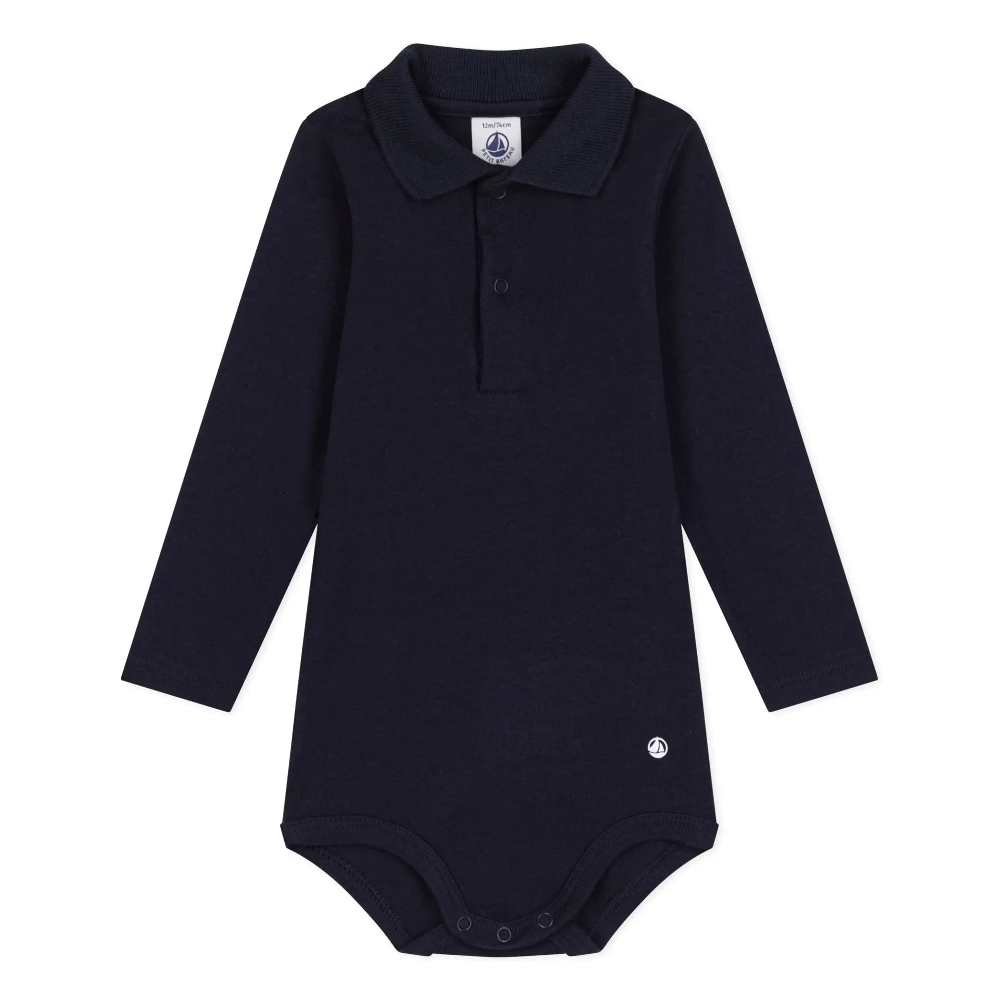 Petit Bateau - Poloshirt-Body | Marineblau