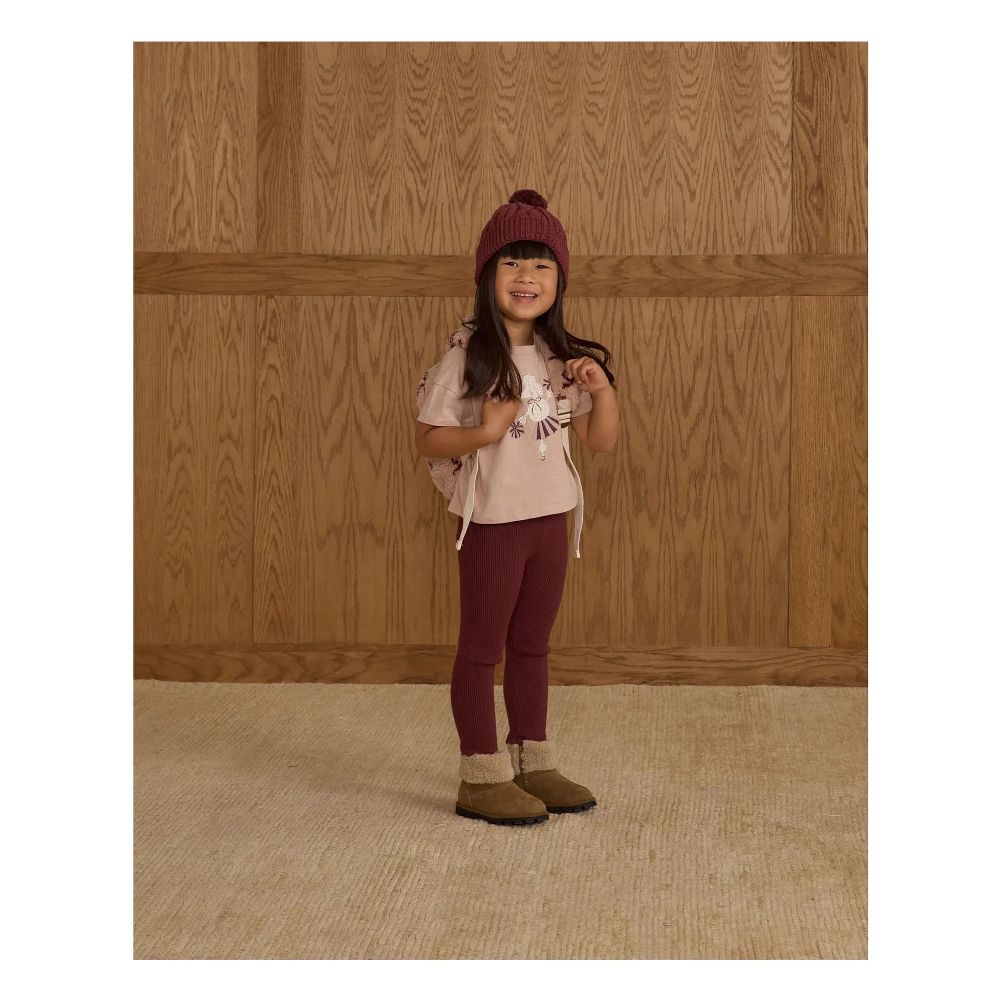 Rylee + Cru - Pointelle Tayt | Burgundy