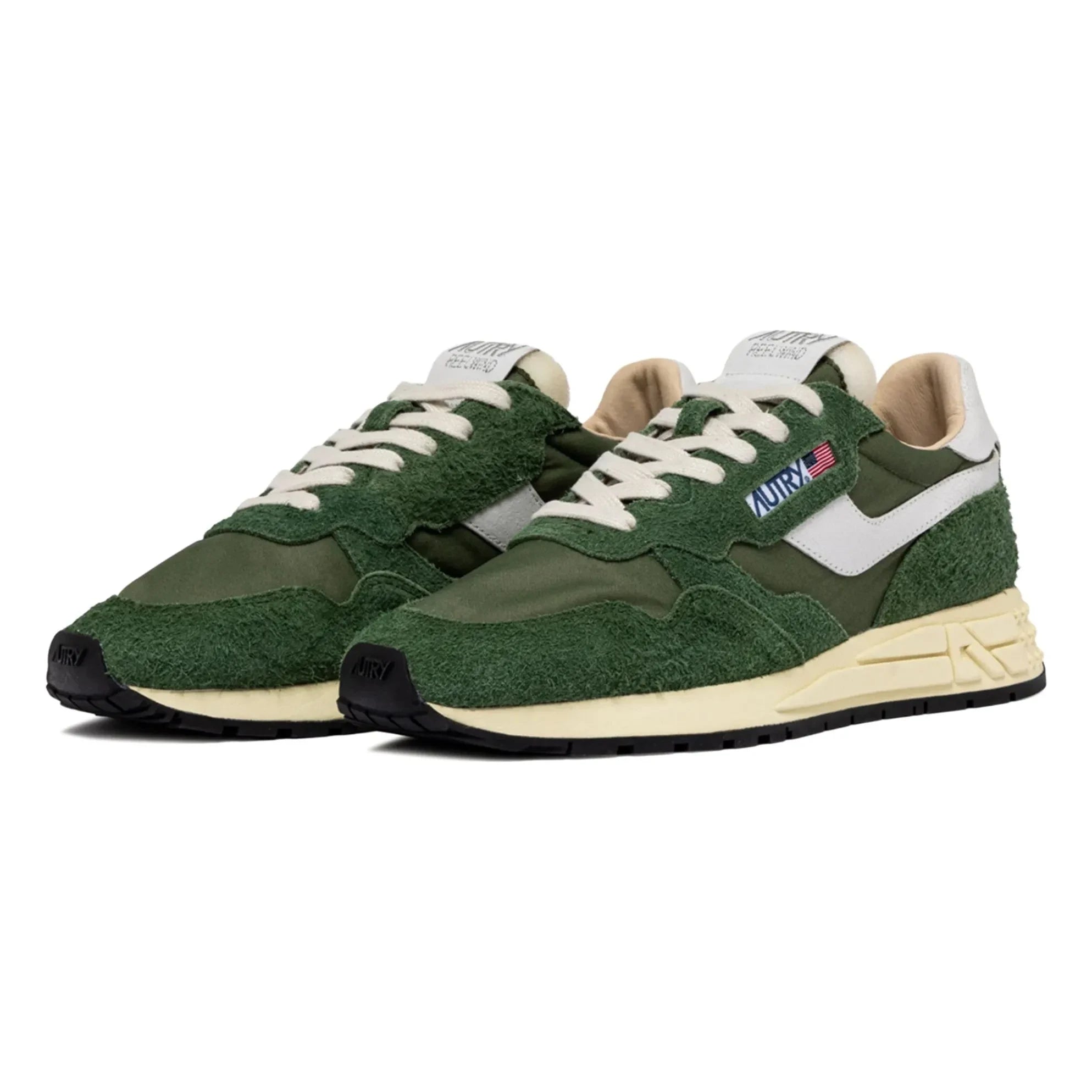 Autry - Reelwind Low Nylon Sneakers | Koyu yeşil