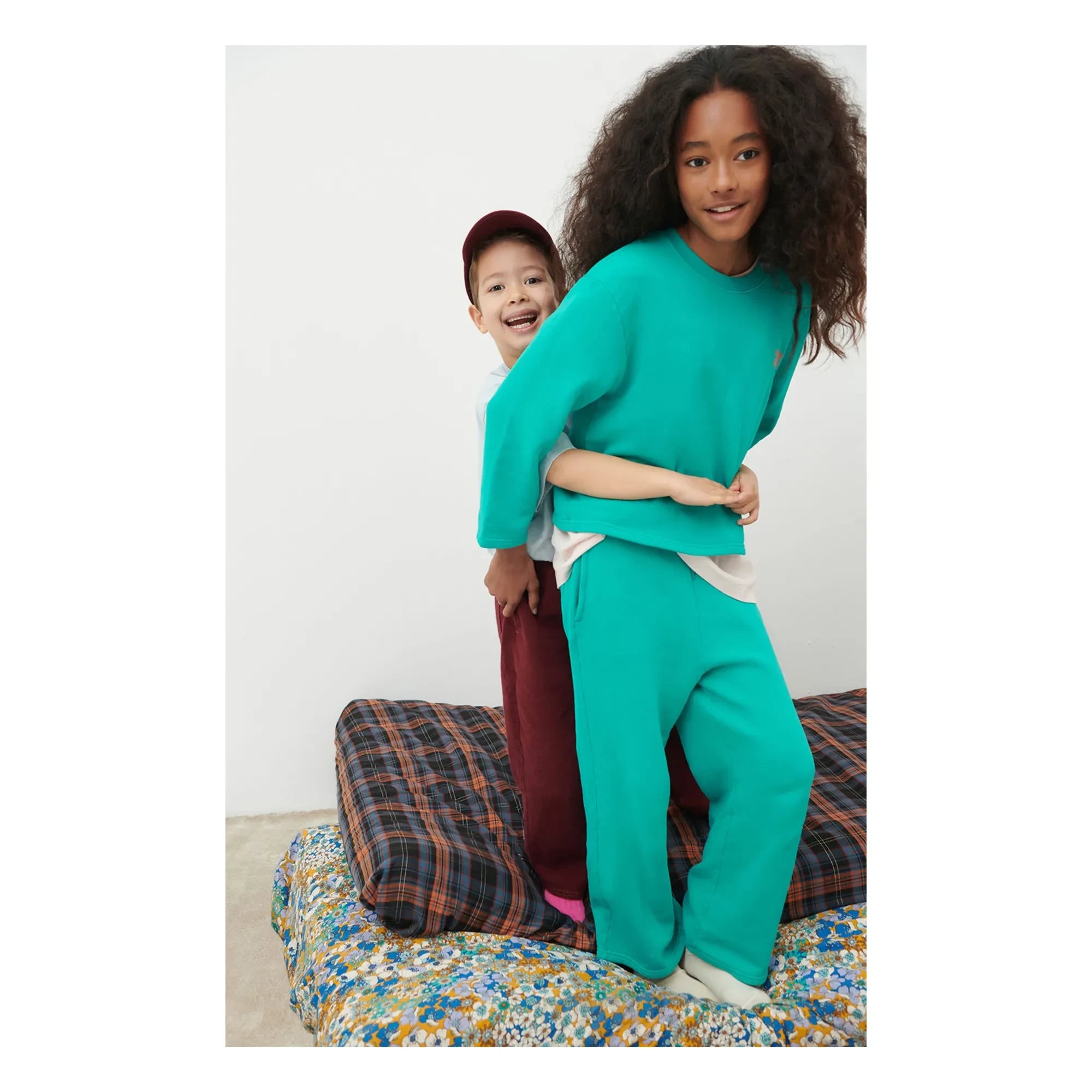 American Vintage - American Vintage X Smallable Collaboration - Izubird Jogger | Turquoise