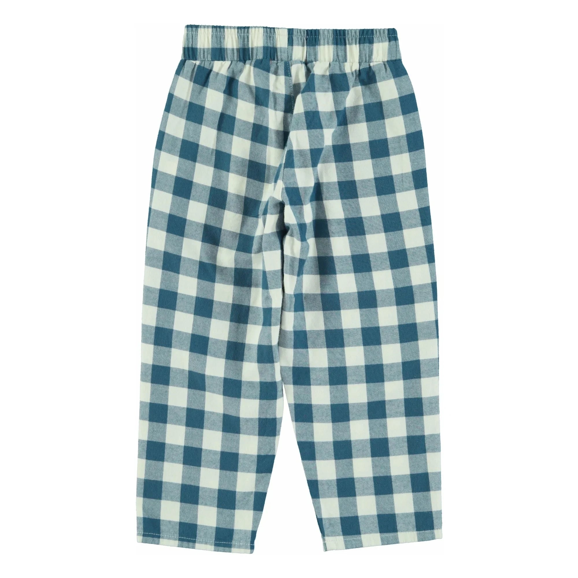 Piupiuchick - Organik Pamuk Carreaux Pantolon | Mavi