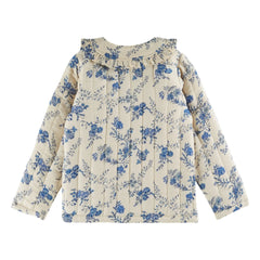 Emile et Ida - Gesteppte Jacke mit Blumenmuster | Ecru
