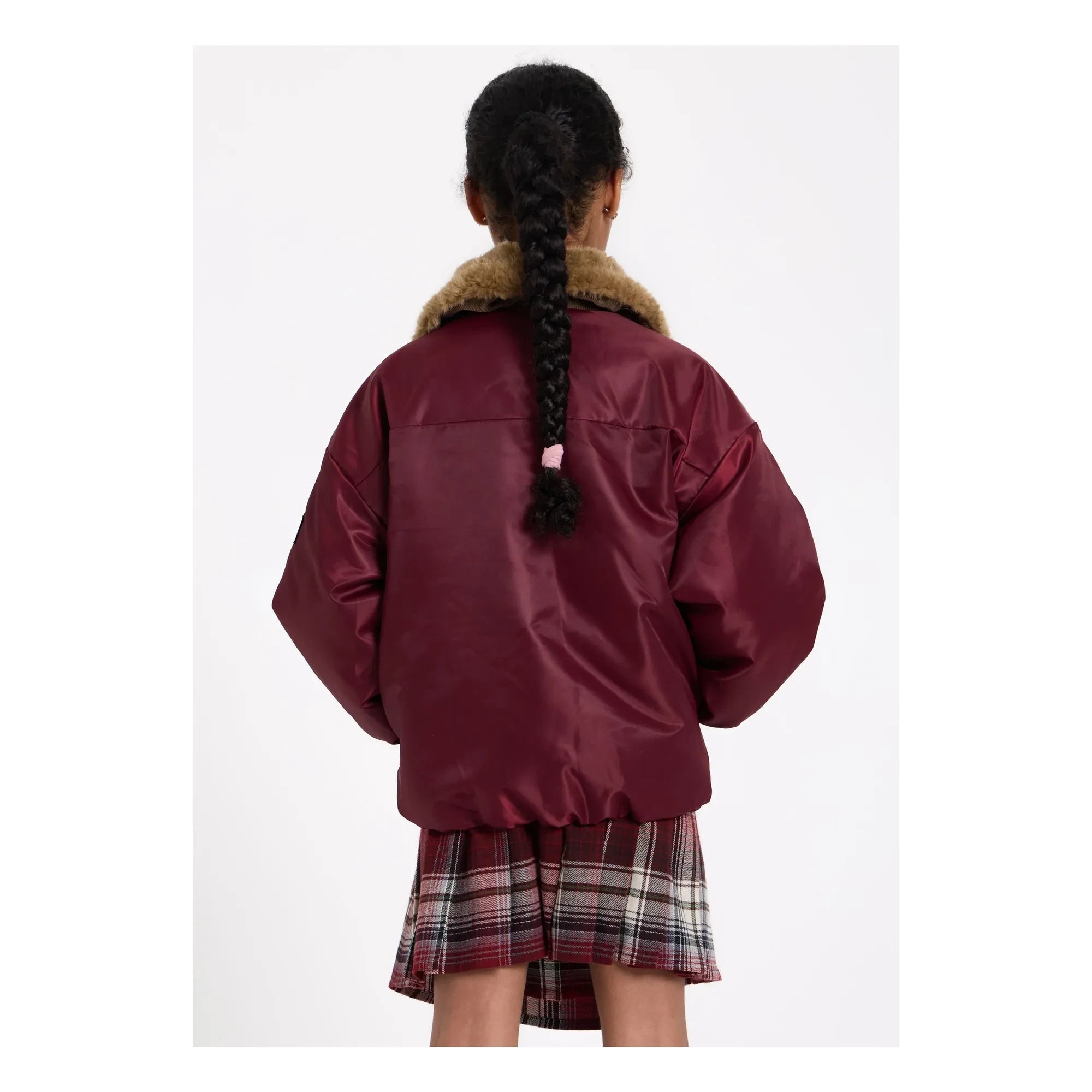 Finger in the Nose - Aria Bomber Jacket | Aubergine