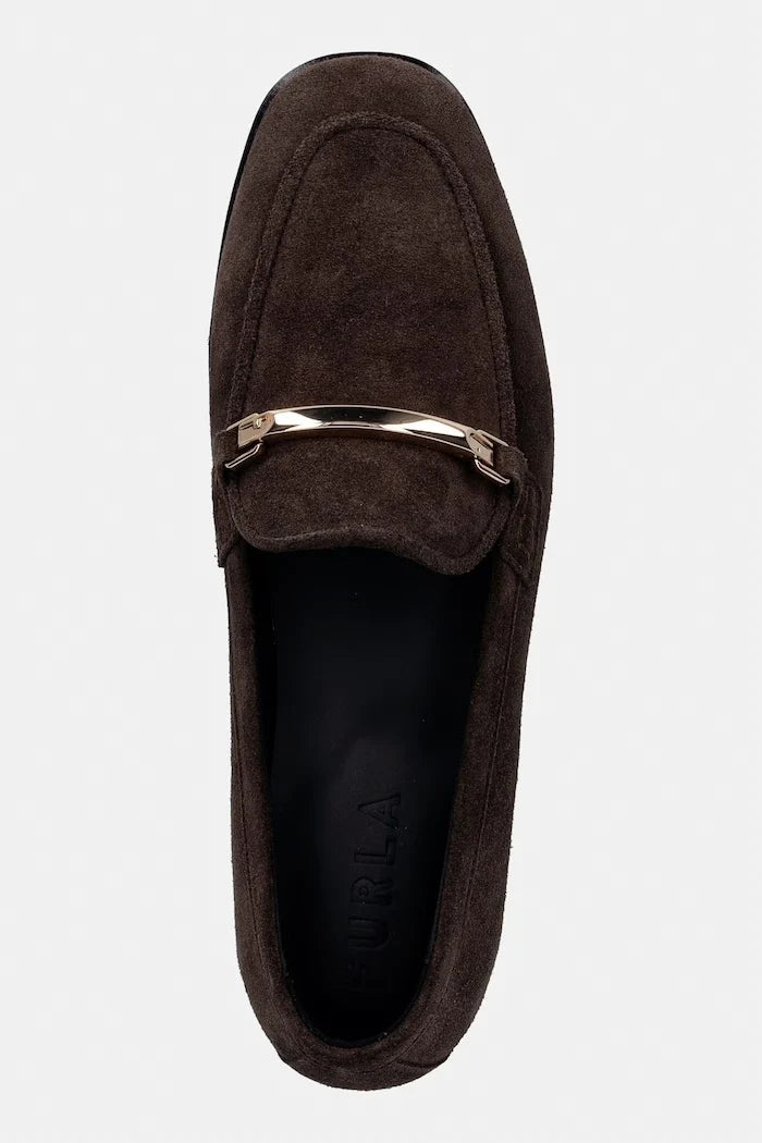 Furla Heritage Loafer Süet Mokasen
