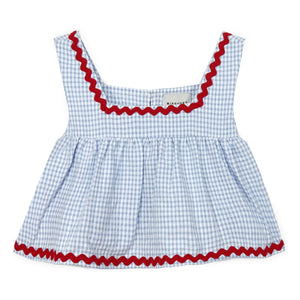 Mipounet - Top Sylvie Vichy | Light Blue
