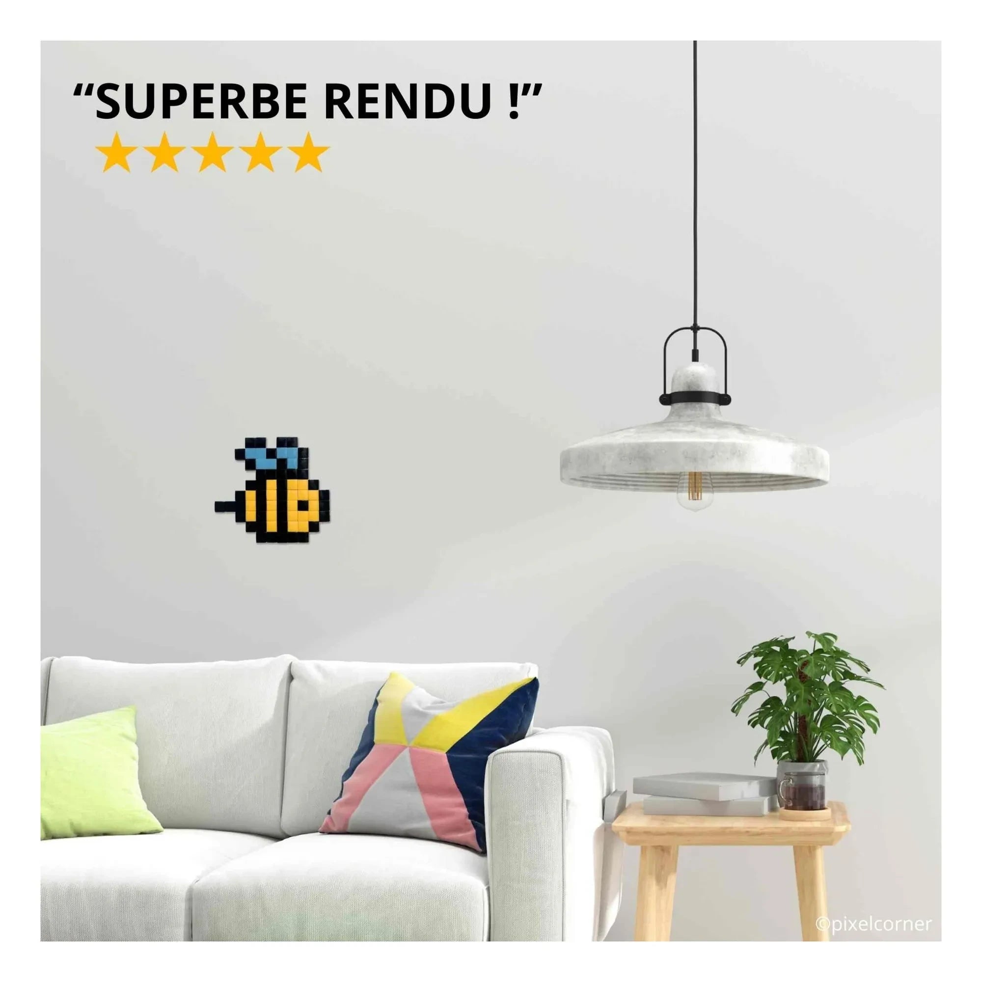 Pixel Corner - Pixel Art Kiti - Bzzz'i Kurtar | Sarı