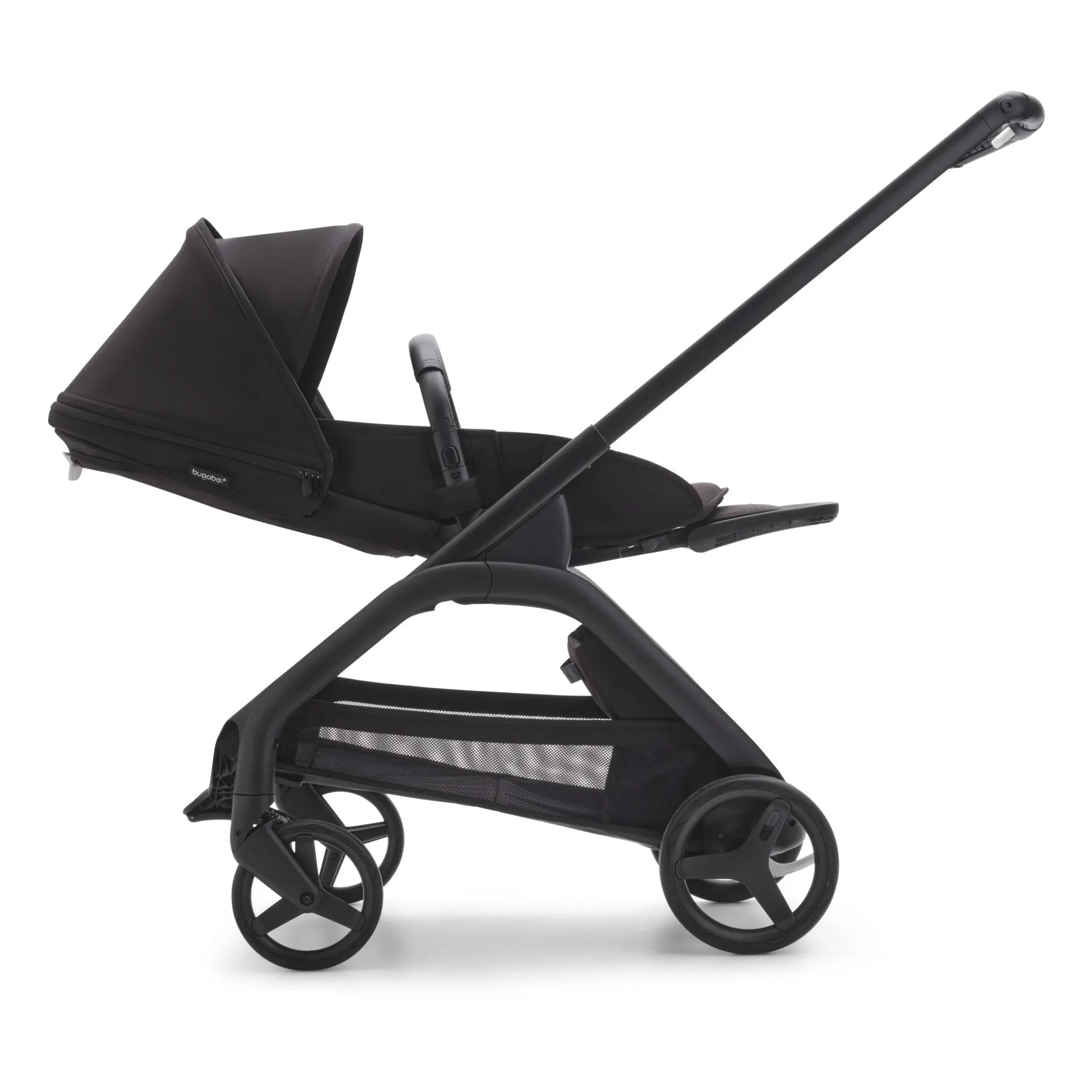 Bugaboo - Bugaboo Dragonfly 2. Nesil Eksiksiz Şehir Bebek Arabası siyah şasi | Siyah