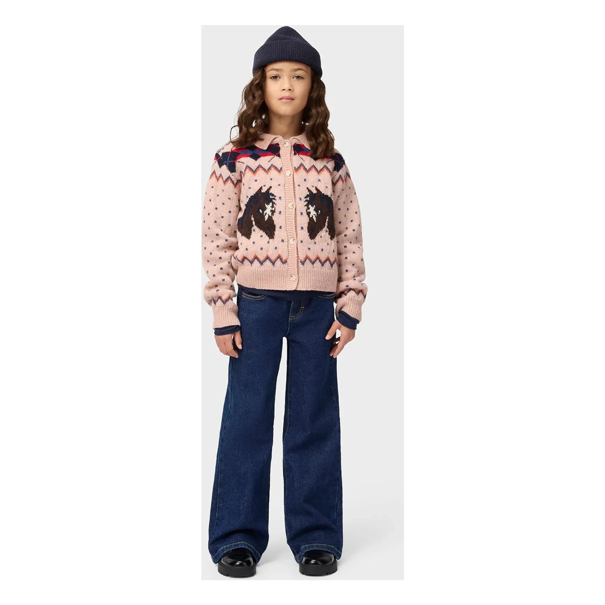 Molo - Galaxy Wool At Yeleği | Toz pembe