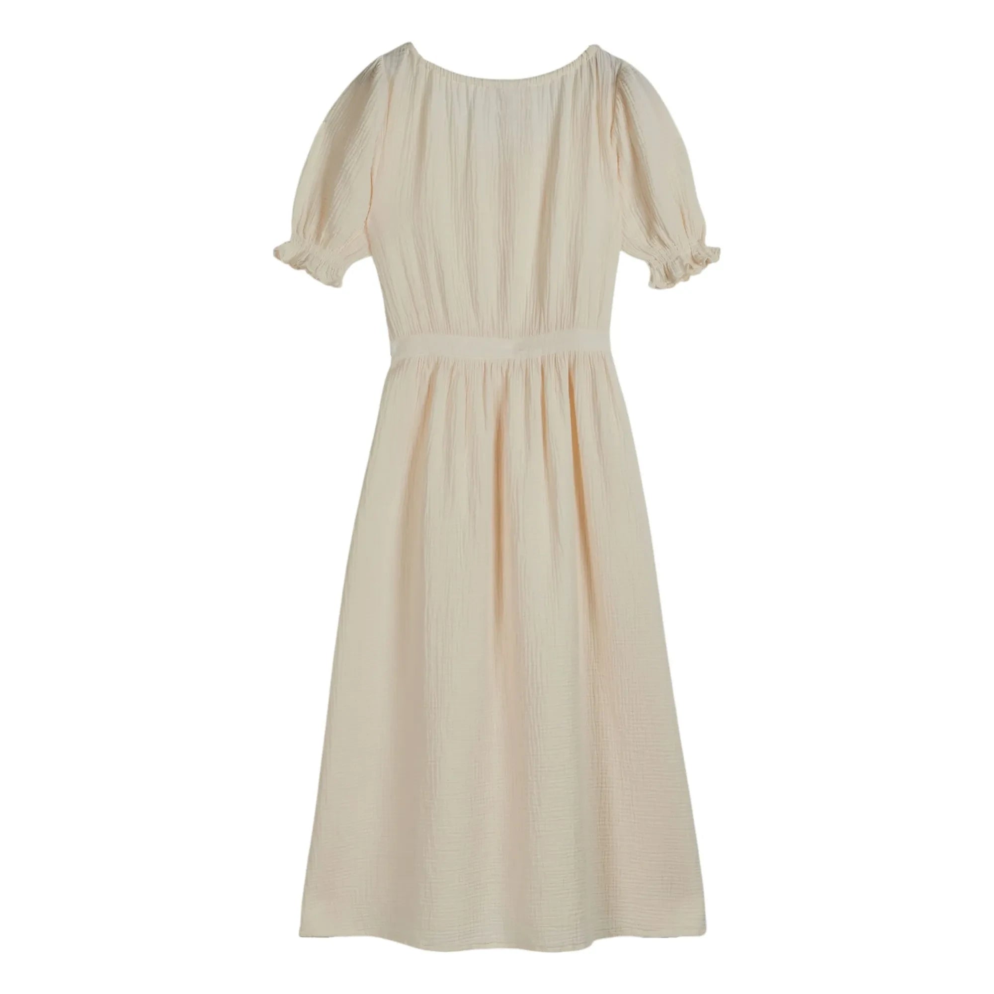 Emile et Ida - Cotton gauze dress | Cream