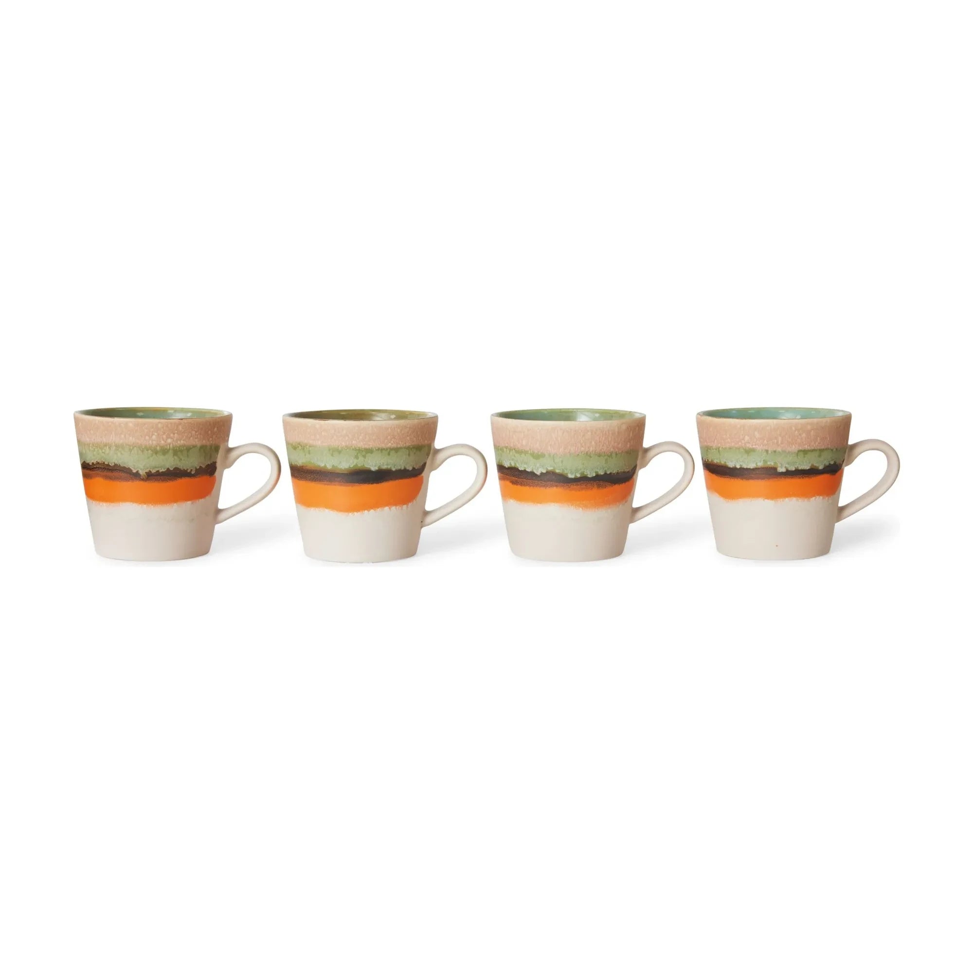 HKliving - Steingut Tasse | Orange