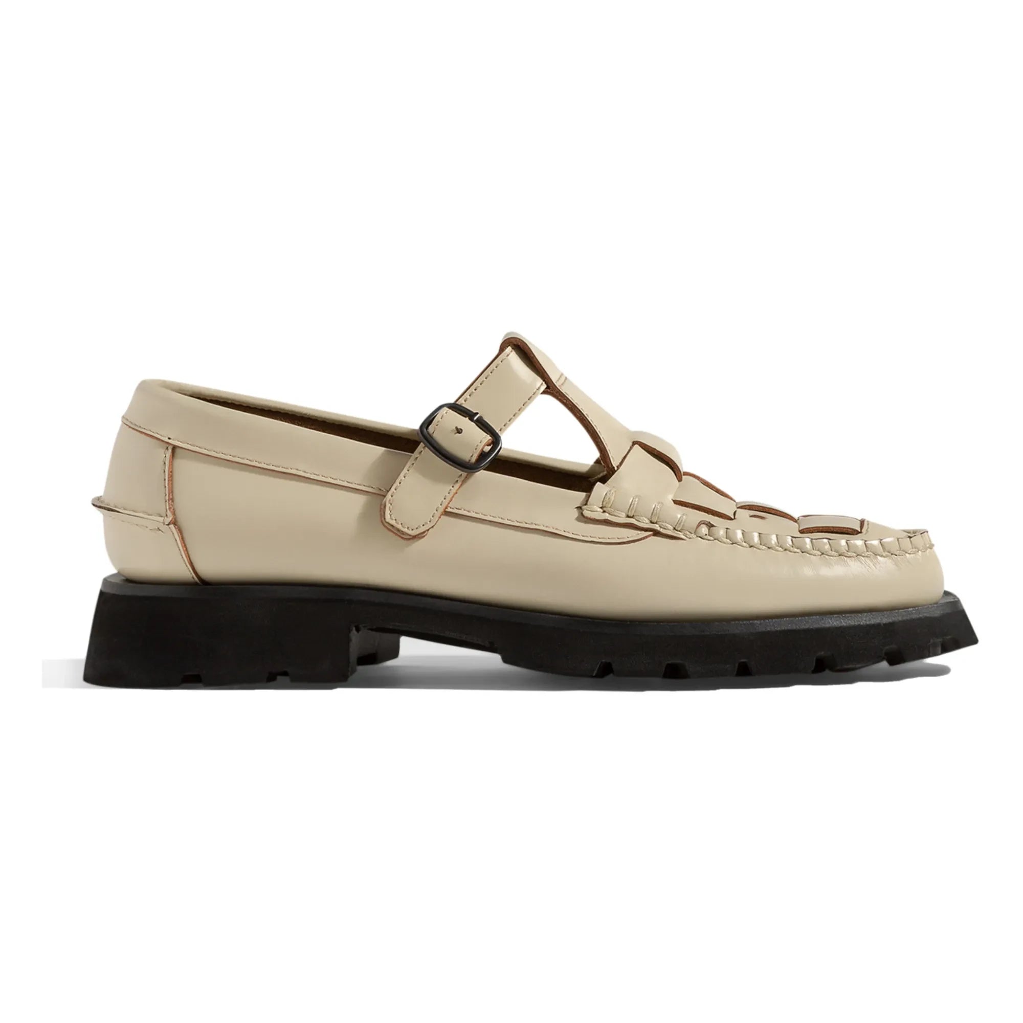 Hereu - Soller Spor Schnalle Loafer | Ecru