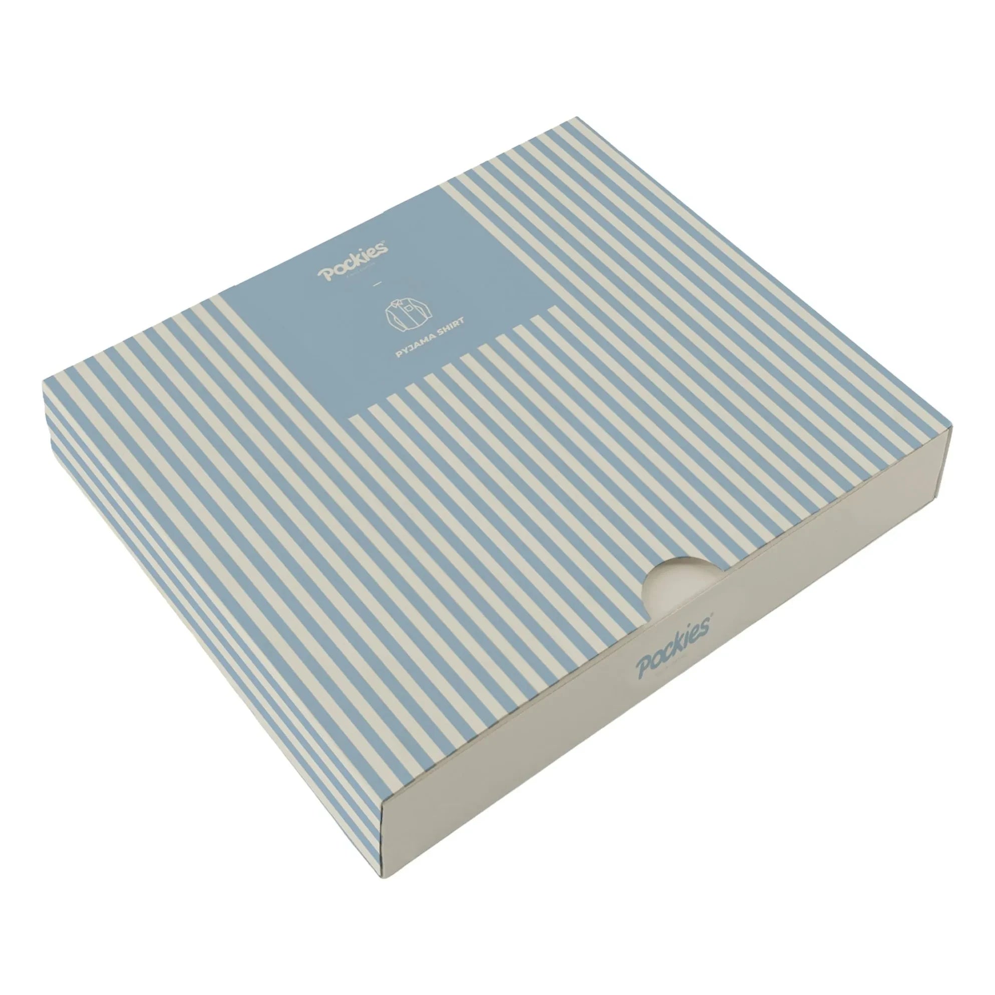 Pockies - Striped Pajama Shirt | Blue
