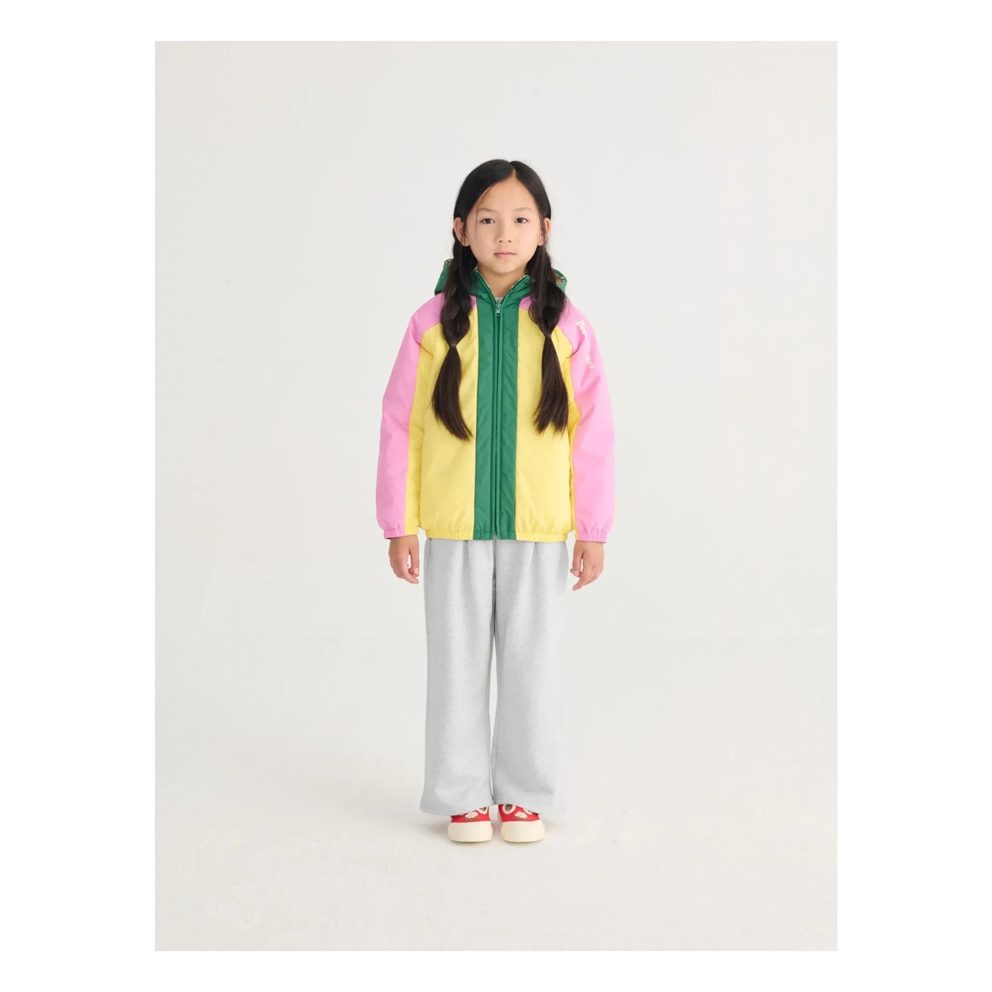 Bobo Choses - Organik Pamuk Düz Jogger | Heather grey