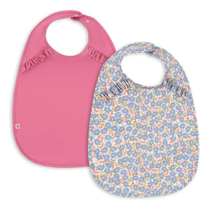Konges Sløjd - Rosier Ruffled Bibs - 2 Pack | Pink