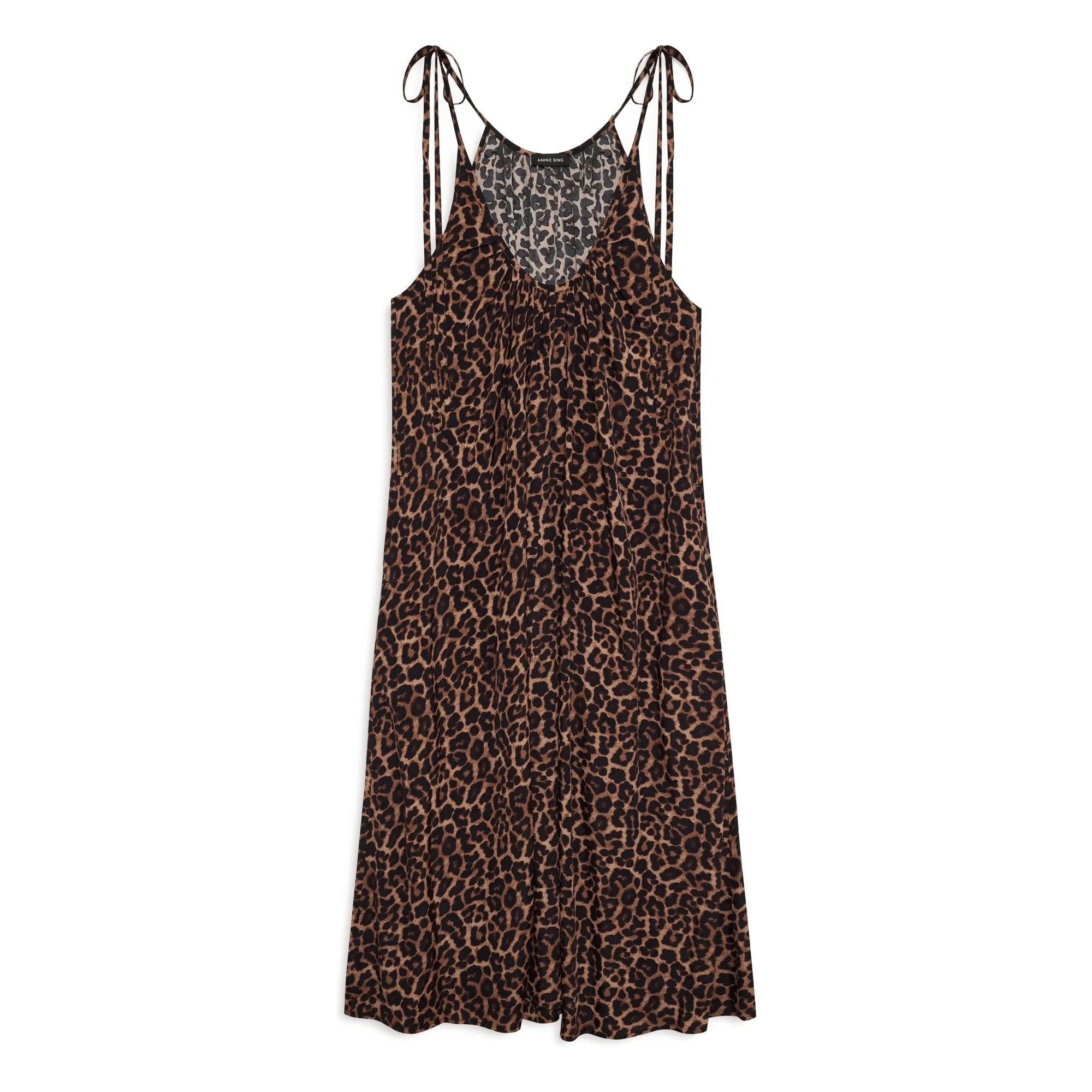 Anine Bing - Flora Leopardenkleid | Braun