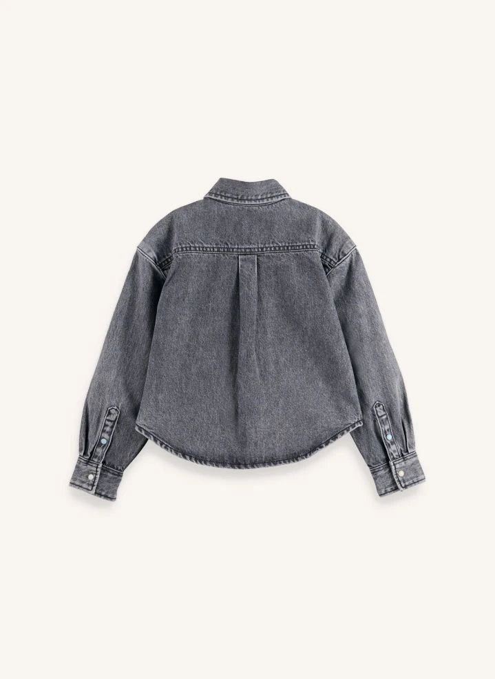 Scotch & Soda - Denim gömlek ceket | Gri