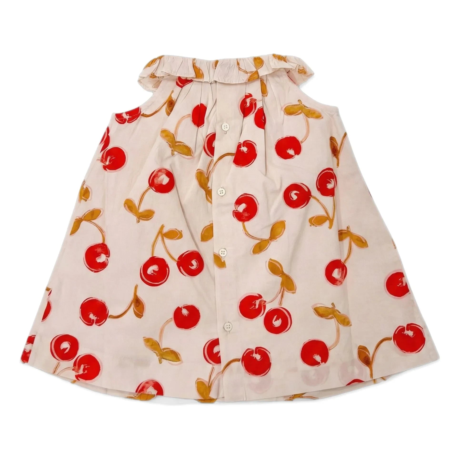 Bonpoint - Niniki Cerises organic cotton dress | Red